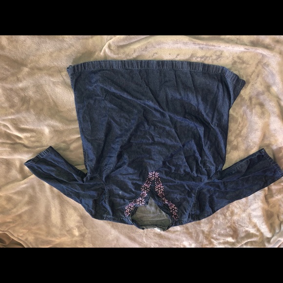 Denim Top - Picture 1 of 2